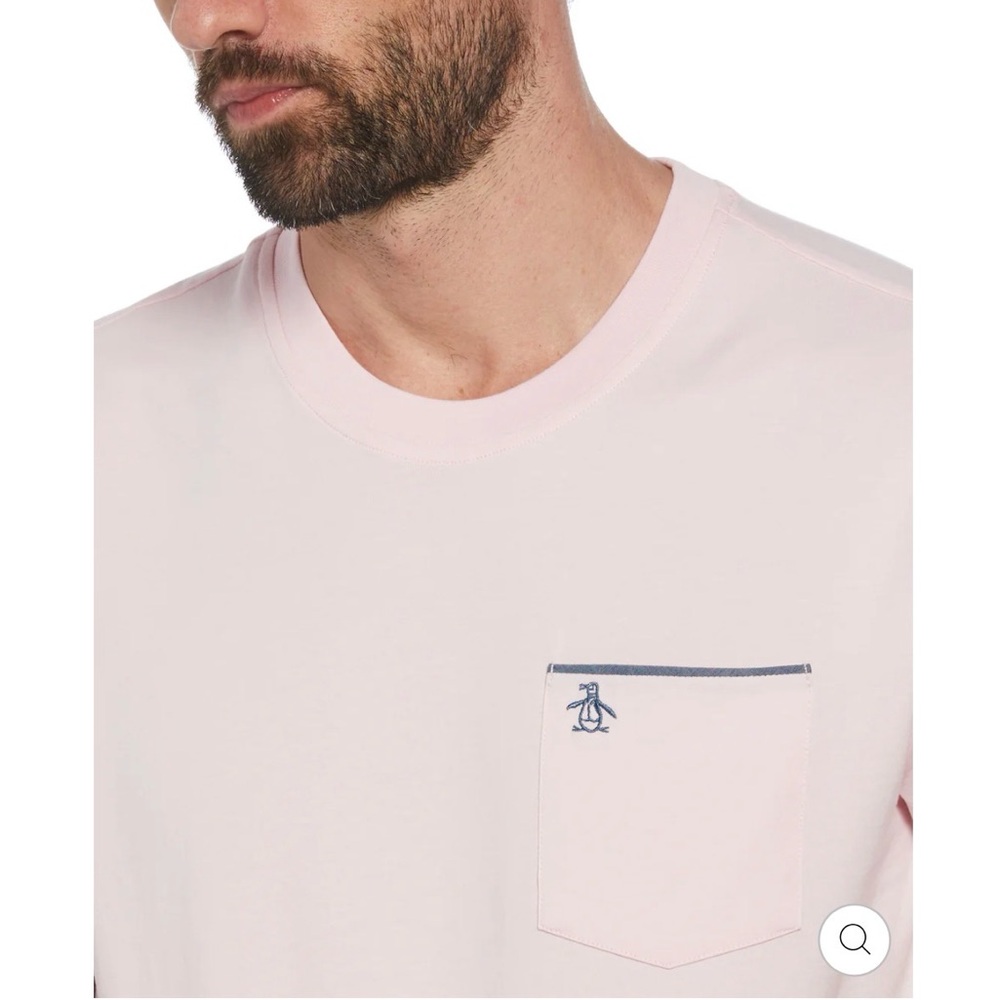 Original Penguin Chambray Tipped Core Tee